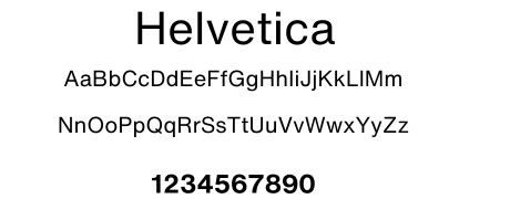 Helvetica-font-our-work
