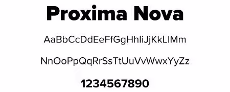 Proxima Nova Font