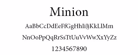 Minion-FONT-CARD