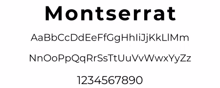 Montserrat Font Card (5)