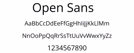 WC Fonts Open Sans
