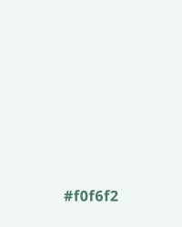 Accent Light Green #f0f6f2