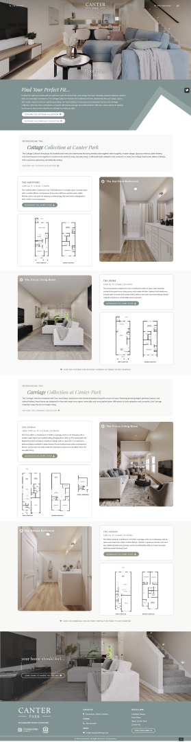 Canter Park Floor Plans Page (Large)