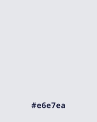 Light Grey #e6e7ea